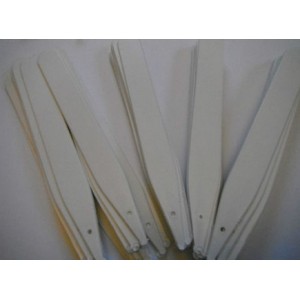 6 INCH WHITE PLASTIC PLANT LABEL MARKERS - PRICED INDIVIDUALLY